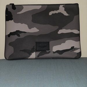 BNWT Camo Coach Pouch